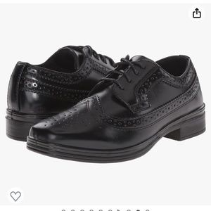 Deer Stags Boys' Ace Dress Comfort Wingtip Oxford